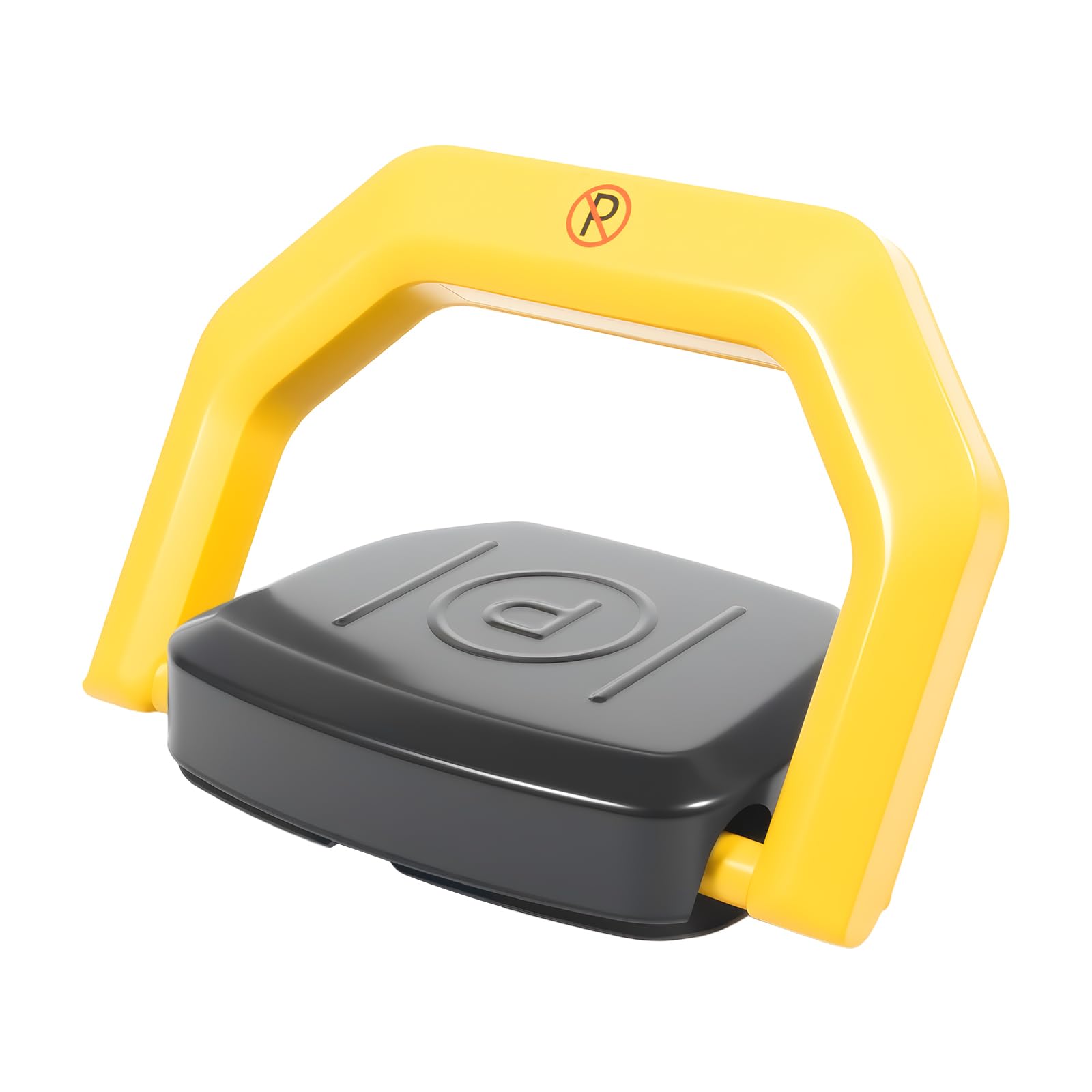 Parkplatzsperre mit Fernbedienung, Parksperre Klappbar Antikollision 180° Schutzart IP67 Intelligente Auto-Parksperre Alarmfunktionen Automatische Parkplatzsperre