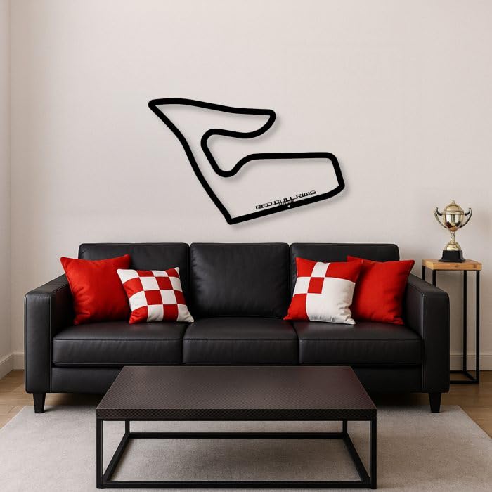 Circuit Red Bull Ring alu 4 mm rigide, la déco F1 qui ne se déforme pas