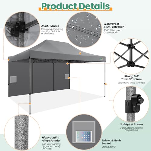 COBIZI 10x15 Heavy Duty Canopy