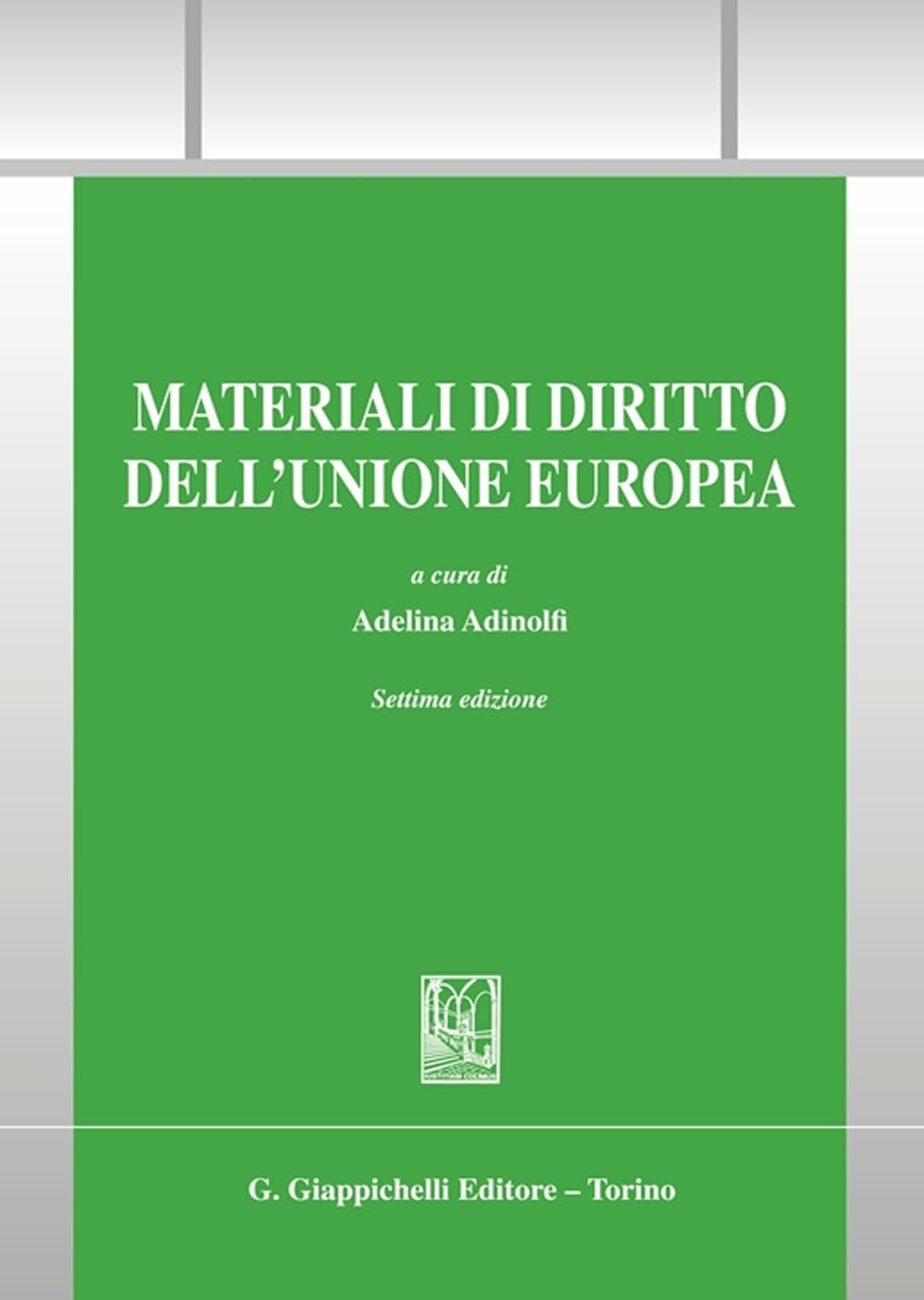Materiali Di Diritto Dell'unione Europea - 4