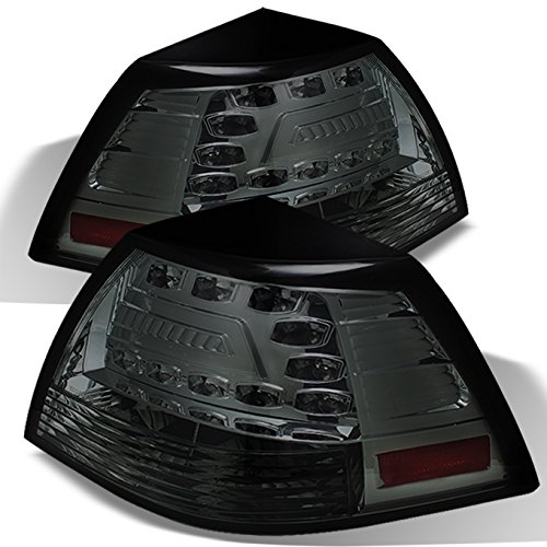 AKKONFor 08-09 Pontiac G8 GT GXP Sport Sedan Smoked LED Tail Lights Brake Lamps Taillamps Replacement Pair