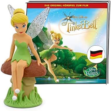 tonies Figurki do słuchania Toniebox, Disney Tinkerbell oryginalne słuchowisko do filmu, dla dzieci od 4 lat, czas odtwarzania ok. 54 minuty
