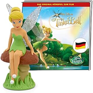 tonies Figurki do słuchania Toniebox, Disney Tinkerbell oryginalne słuchowisko do filmu, dla dzieci od 4 lat, czas odtwarzania ok. 54 minuty