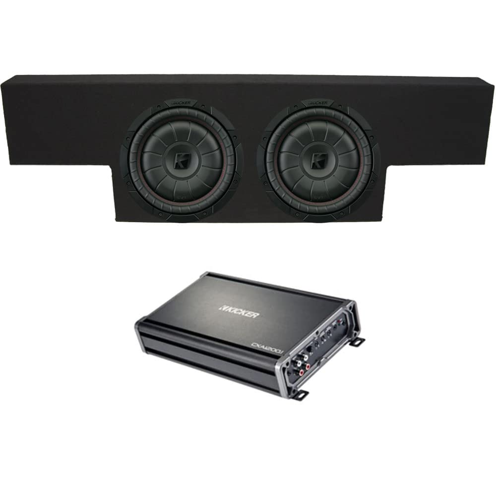 KICKER 43CVT104 Compatible with Chevy Silverado 01-06 1500 Crew Cab Non-HD 10