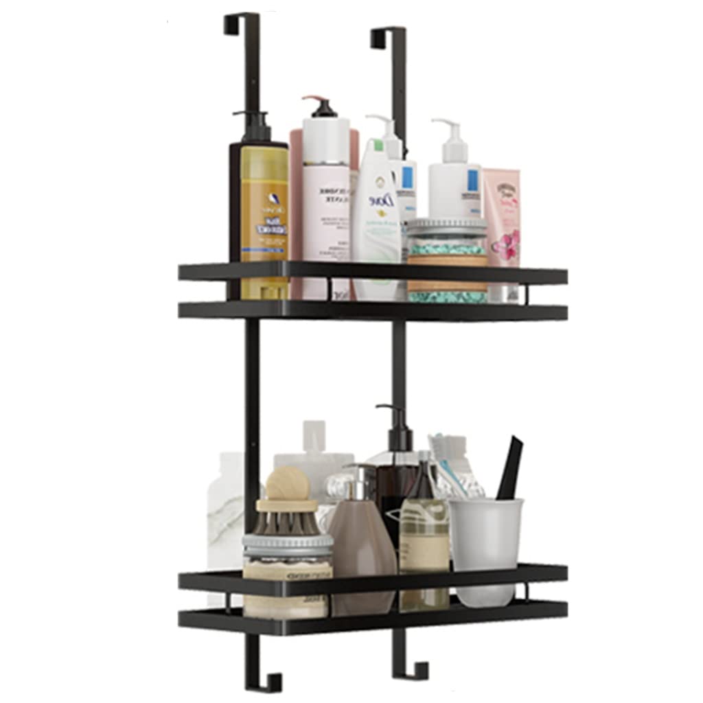 Shower Caddy Over The Door Bathroom Hanging Shower Caddy Storage Rack Organizer for Kitchen 304 Stainless Shower Shelf