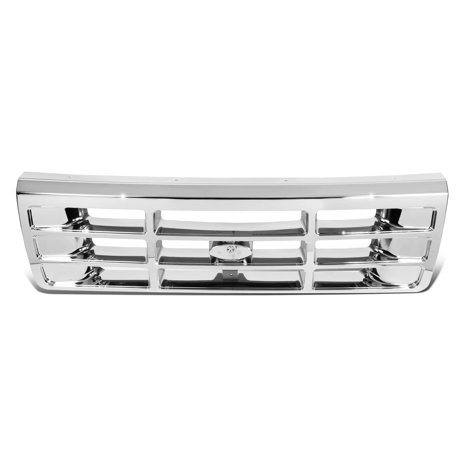DNA MOTORING Front Bumper Grille Compatible with 92-96 Bronco/F150 / F53 / F59, 92-97 F Super Duty/F250 / F350, ZTL-Y-0292-SL
