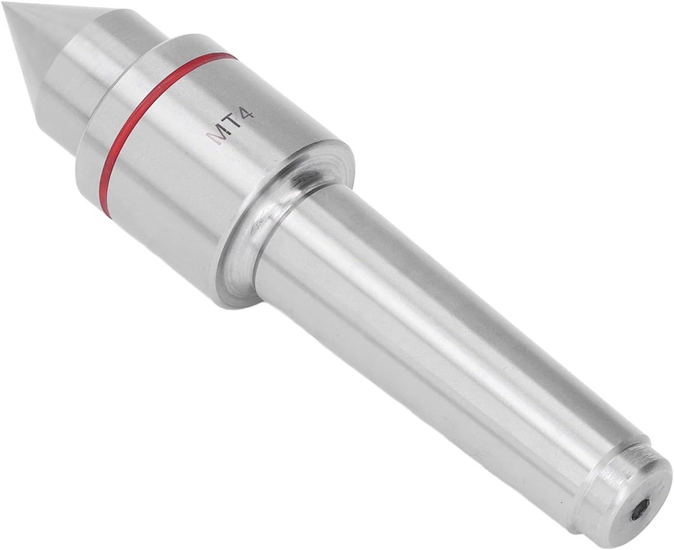 Live Center MT4, Morse Taper Turning Tool, Carbon Steel 60° Lathe Live Center with Triple Bearings, for Lathe Work
