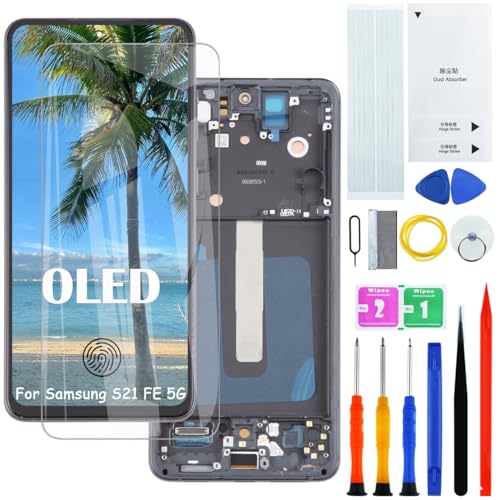 Écran Samsung S21 FE 5G pour réparer l'affichage OLED G990B/DS