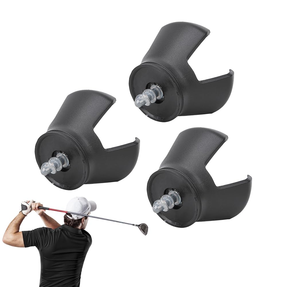 Joyzan 3 Lot de Ramasseur Balles Golf, Trois Griffes Outil pour L'extrémité Putter Poignée Premium Ramasse Anti Dérapant Caddy Golfeur Driving Range Balls Dos Ventouse Balle Vis Dents Ramasser
