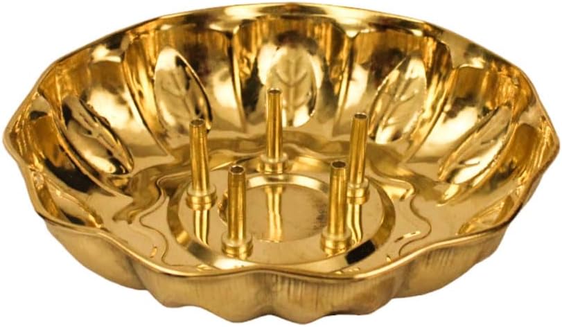 Putrika Brass Incense Stik Holder Stand | Holder|Batti Stand | Plate | Dhup | Dhoop Best for Puja | Pooja Your Mandir Home & Office Decoration [12cm*2cm Weight: 50gm]- Pushpam Agarbatti