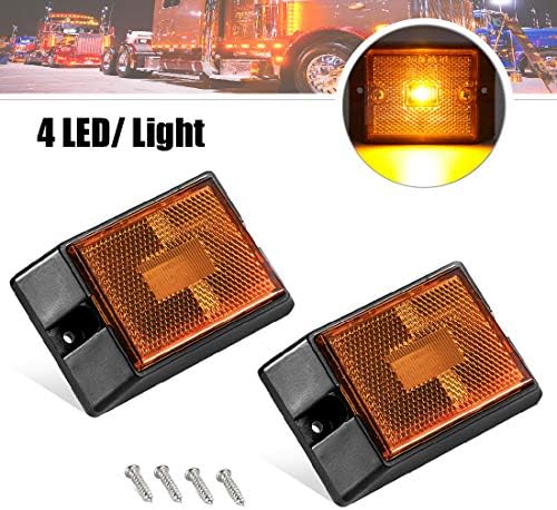 CZC AUTO LED Amber Side Marker Lights