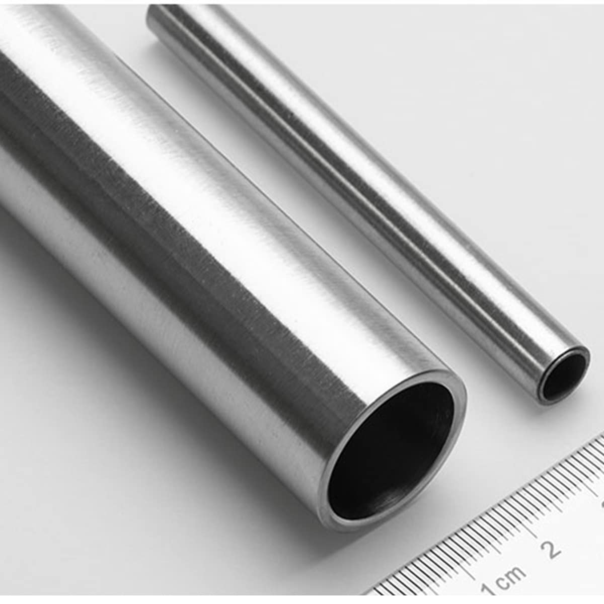 Edelstahl, nahtloser Stahl, 1 Stück nahtloses Rundrohr aus Edelstahl 304, 32 mm Außendurchmesser x 500 mm Länge, 2–10 mm Wandstärke, Silber(32x5mm)