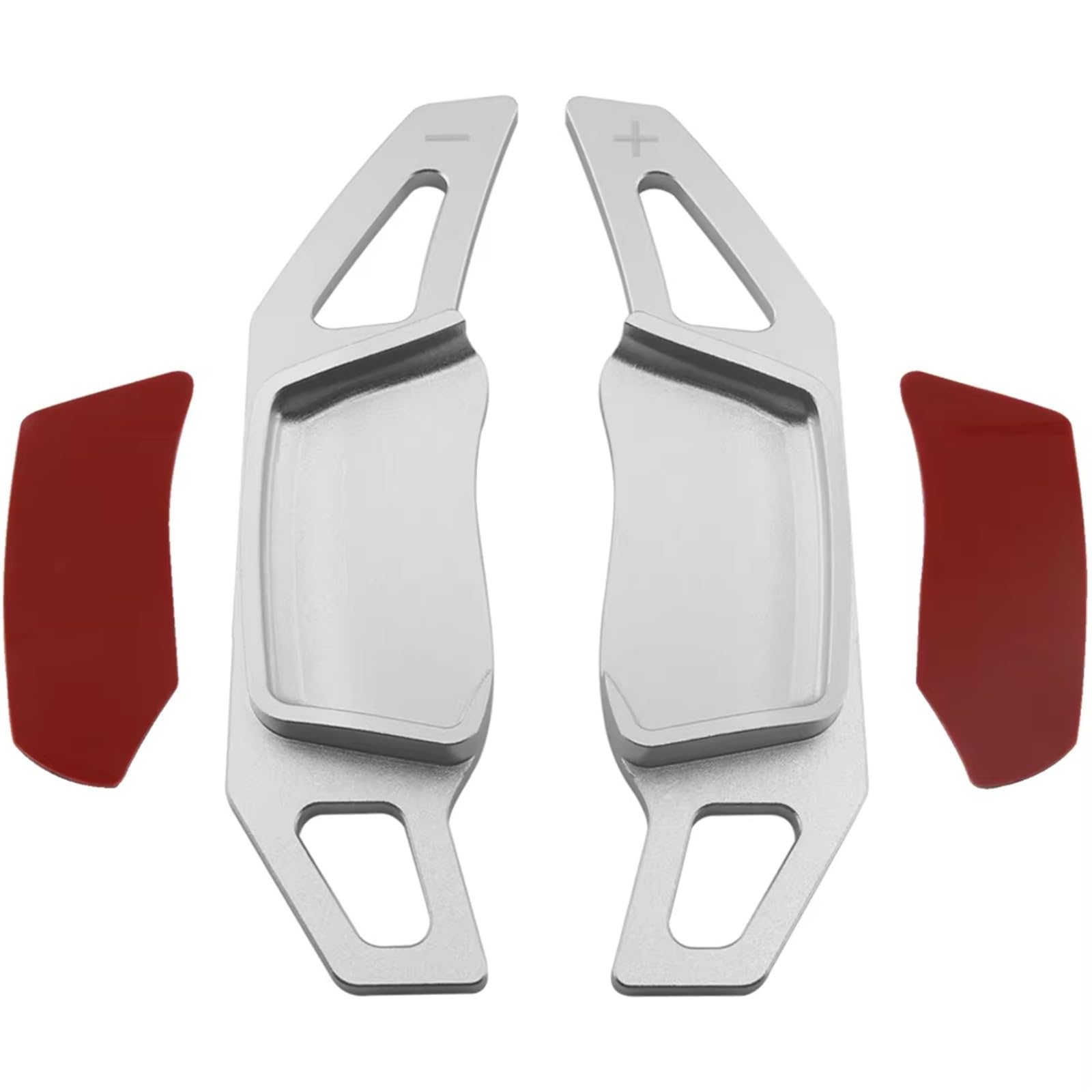 Paddle Shifter Extensions Cover Compatible With Suzuki For Swift 2018-2026 Fronx For Grand For Vitara For Hybrid 2025 Steering Wheel Paddle Shift Extension(Silver)