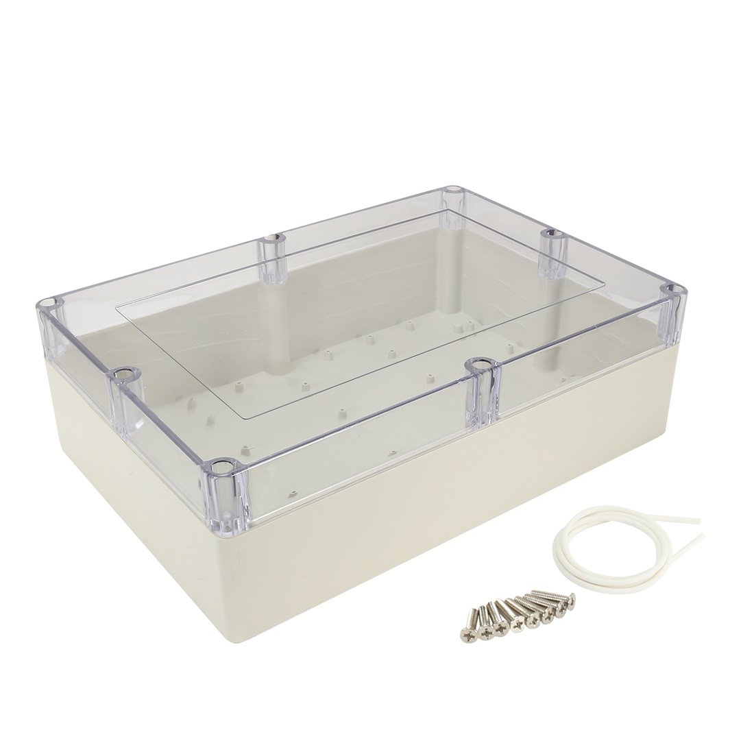 Boîte de jonction ABS 15"x10.2"x4.7" avec couvercle PC pour projet universel