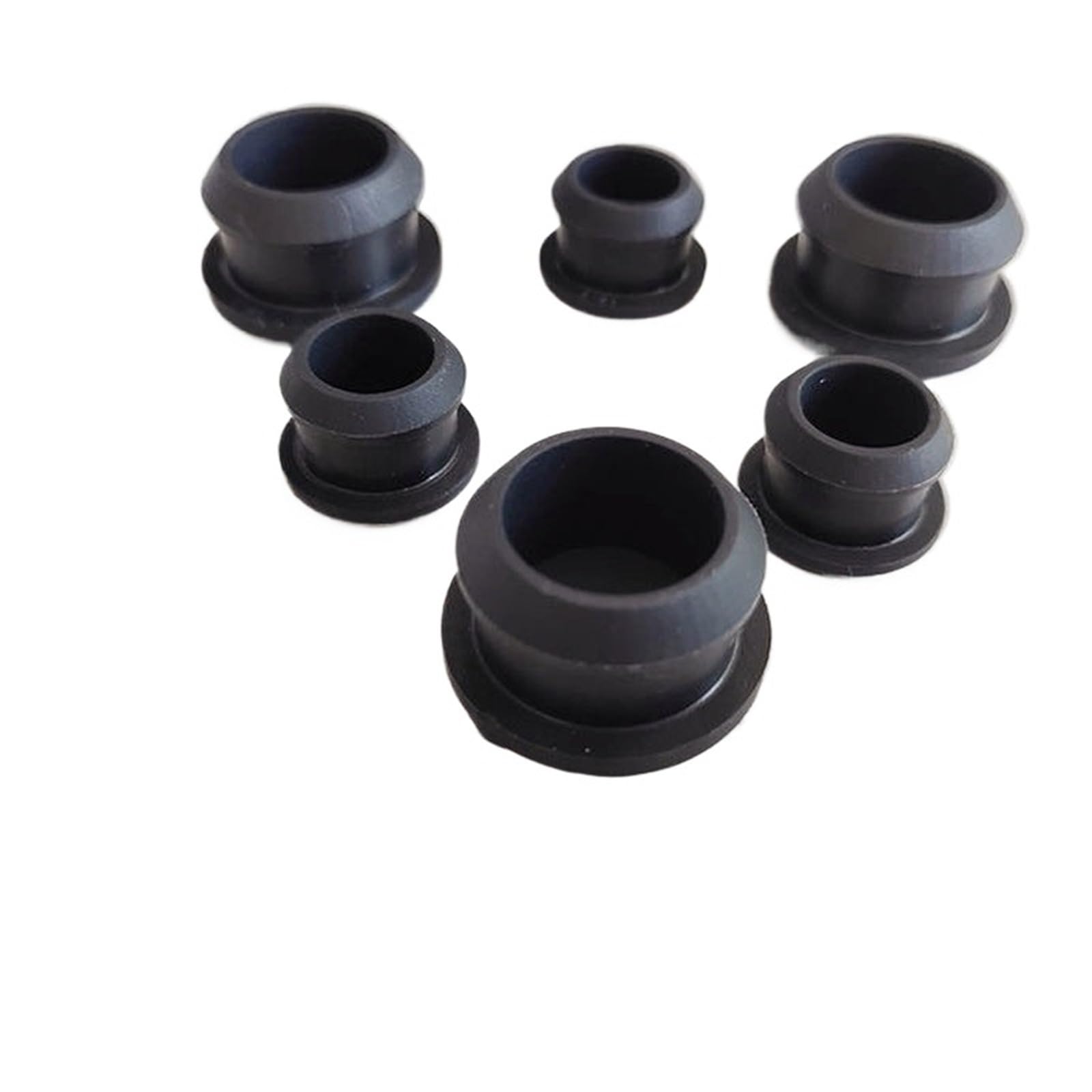 Tapón de sellado de tapas de orificios de goma de silicona, Tapas de orificios de goma de silicona negra, cubierta tipo T de 4,5 mm a 20 mm, junta a presión, tapas de cierre, tapón de sellado, 14MM_50