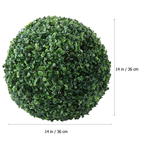 ABOOFAN Bola Topiary Buxo Topiary Artificial Vegetação Planta Bola Pendurada Bola para Casa Garden W