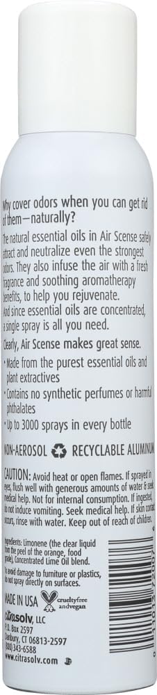 Air Scense Air Freshener - Lime - Case of 4 - 7 oz