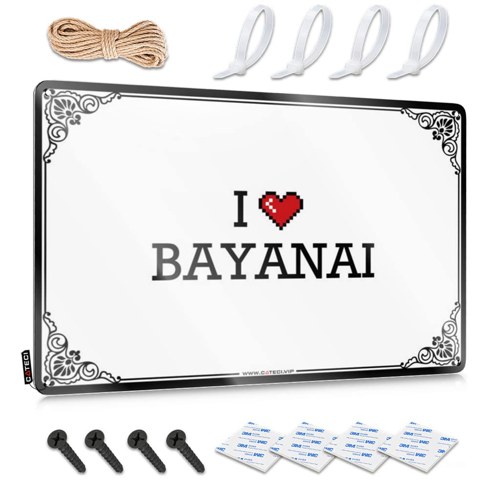 Cottage, Art Bathroom Essentials I Love Bayanai | Rustic Classy Wall Art(30X40CM)