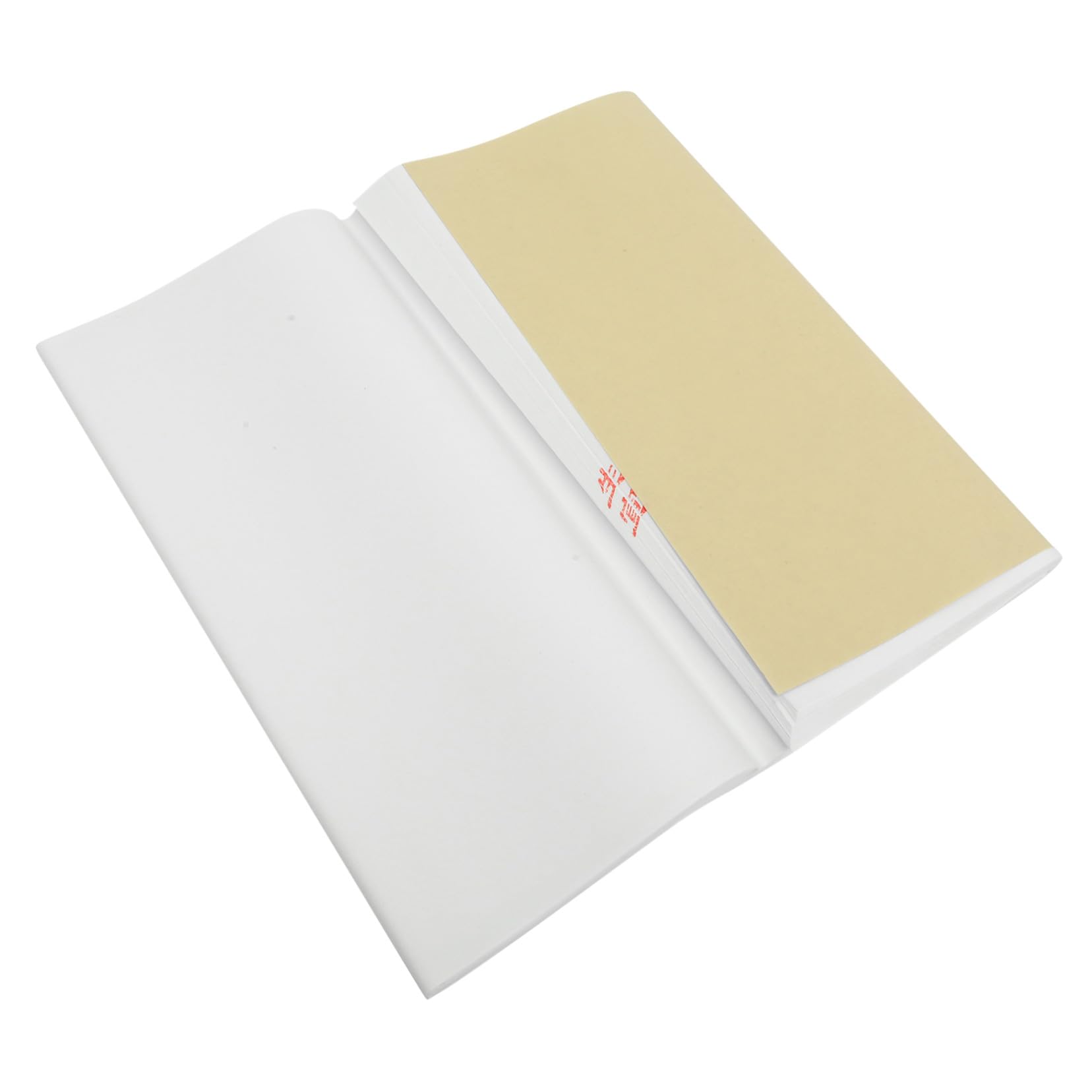 Angoily 100 Feuilles de Papier à Dessin Papier Fiable Rectangulaire Blanc, Léger et Multifonction pour Débutants en Calligraphie Chinoise pour Peinture Traditionnelle