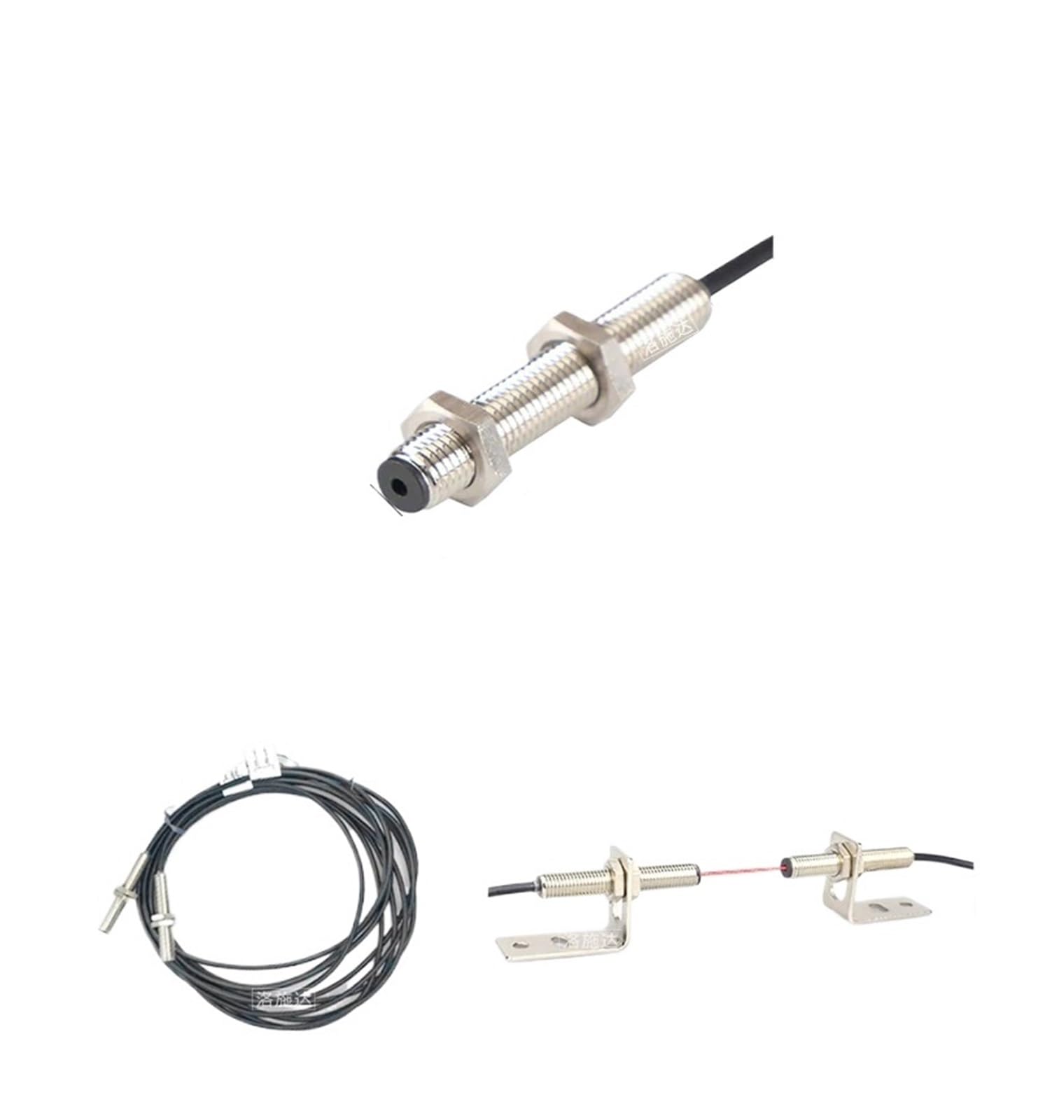 BRODEFUP 1Pair M8-M18 Switch Photoelectric Sensor Leam photoelectric switch sensor Infrared sensor(M18 PNP NO)