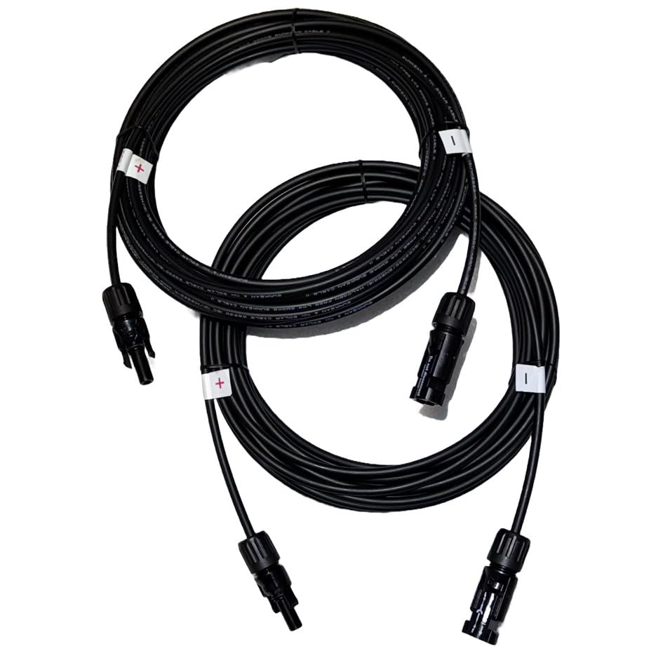 Amazon.co.jp: 太陽光発電 ソーラー 延長ケーブル 10m×2本【両端MC4付