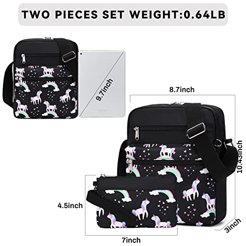 Image of Mygreen Small Crossbody Purse Set for Teen Girls Small Messenger Bags for Kids 9-10 Gifts
