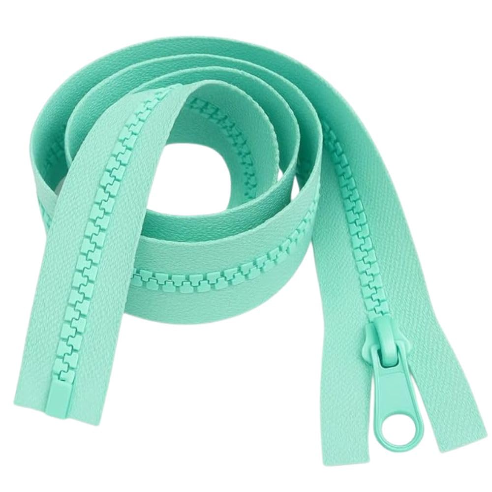 28" (71cm) Mint Chunky Zip - Heavy-Duty Open-Ended Separating