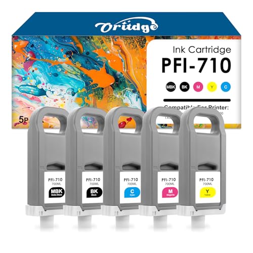Cartouche d'encre PFI-710 pour traceur Canon imagePROGRAF TX-3000 TX-4000