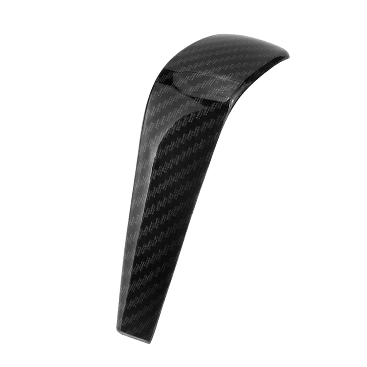 Oulesh Shift Knob Cover for BMW 1 Series 3 Series 5 Series X1 X3 X5 Z4 E90, Gear Shift Knob Protective Cover(Option A Carbon Fiber Pattern black)
