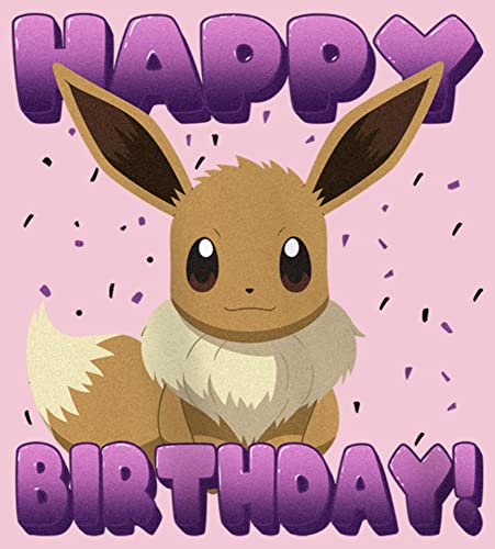 Fifth Sun Pokemon Eevee Birthday Girls Short Sleeve Tee Shirt2