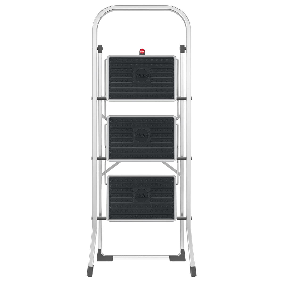 Hailo | Klapptritt K70 StandardLine | Aluminium-Gestell | Tragfähigkeit 150 kg | 3 Stufen | Tritthöhe 690 mm