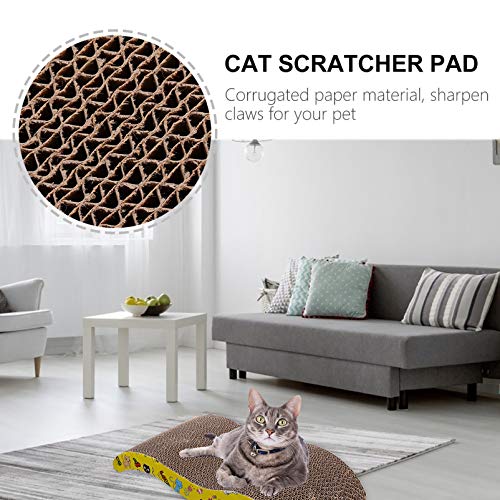 Arranhador de gato Balacoo, bloco de arranhar, durável, ondulado para animais de estimação, gato, ar