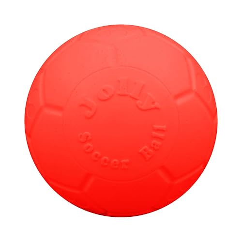 Jolly Pets SB08 OR 8-Inch Jolly Soccer Ball Orange, Large/X Large