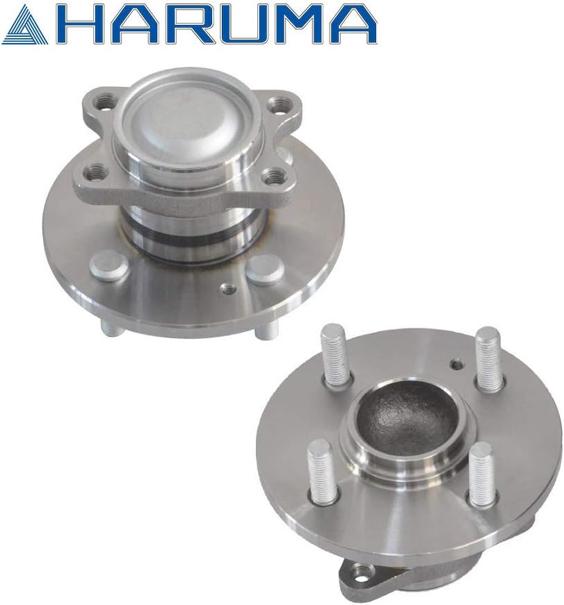 Haruma 512325 Rear Left & Right Wheel Bearing and Hub for Hyundai Accent for Kia Rio/ Rio5 No ABS