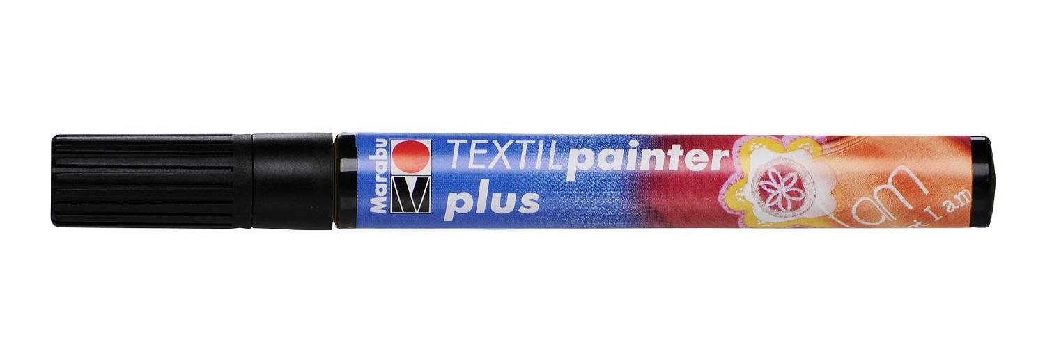 Marabu Textil Plus Painter Pen (3mm Tip) - 073 Black