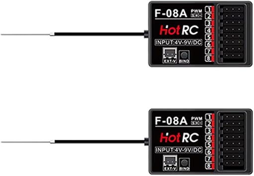 HOTRC F-08A 8CH 2.4GHz PWM Receiver for RC Car Boat Airplane