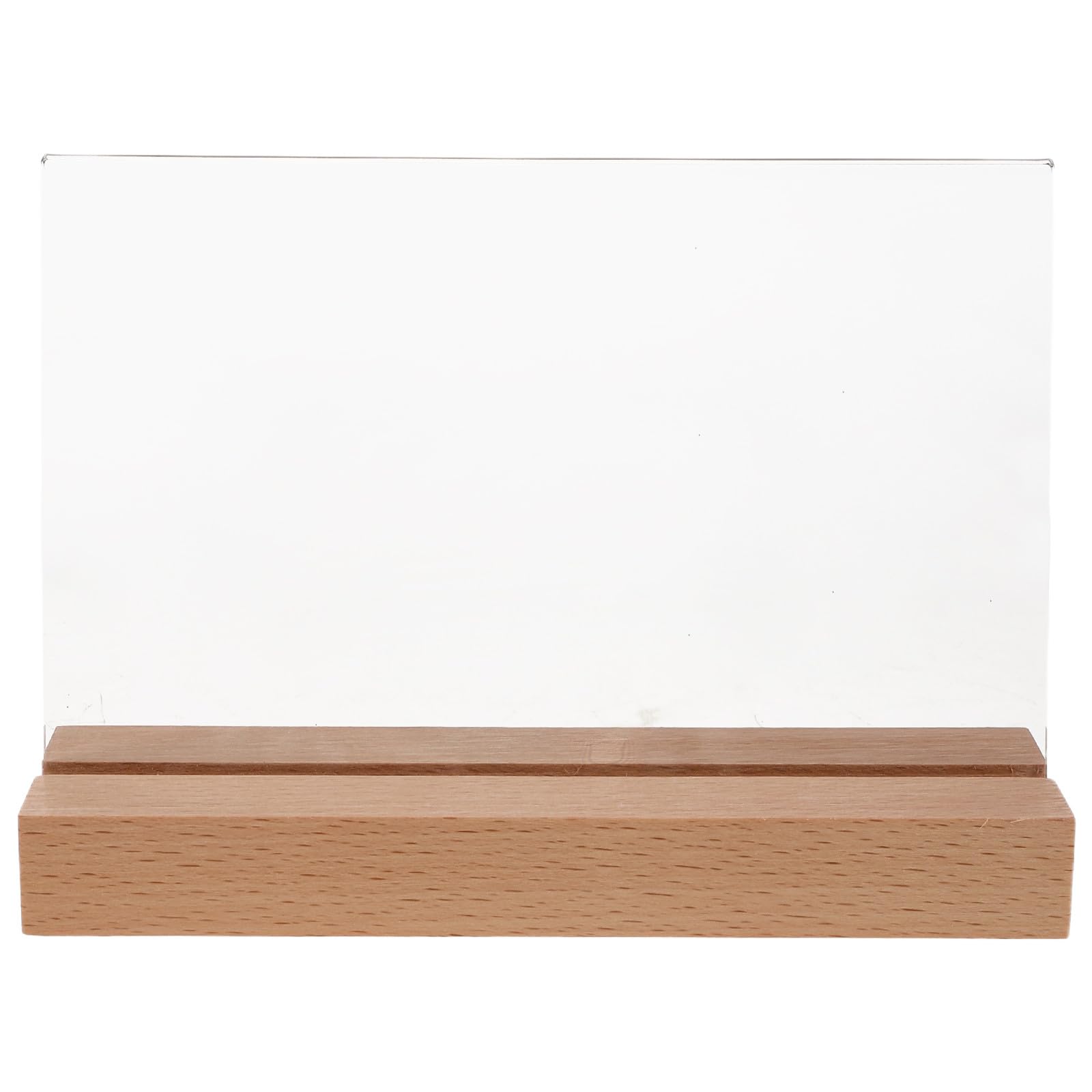 Support de table en acrylique transparent porte-nom horizontal et chevalet de table de bureau - 8