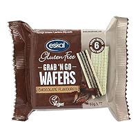 Eskal Grab and Go Chocolate Filled Wafers, 60 g - Pack of 12