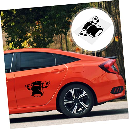 Supvox 1 Stück Stierkopf-Wandaufkleber Vinyl-Aufkleber Aufkleber Für Autos Tiere Kuh-Autoaufkleber Auto-Aufkleber Autofenster-Aufkleber Für Fahrzeuge Fjbiden Aufkleber Für – Bild 4