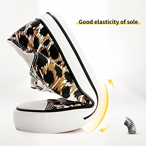 image for ZGR Women’s Canvas Low Top Sneaker Lace-up Classic Casual Shoes Blac