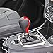 JeCar Car Gear Shift Knob Handle Trim Cover Interior Accessories for Jeep Cherokee 2014-2018 (Red)