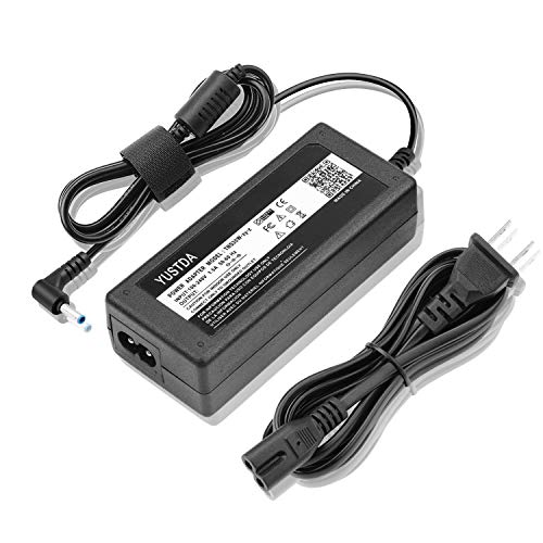 Yustda AC Adapter for HP Pavilion 17-g101dx 17-g103dx 17-g113dx Notebook 45W Laptop Power Supply Cord Cable Battery Charger Mains PSU
