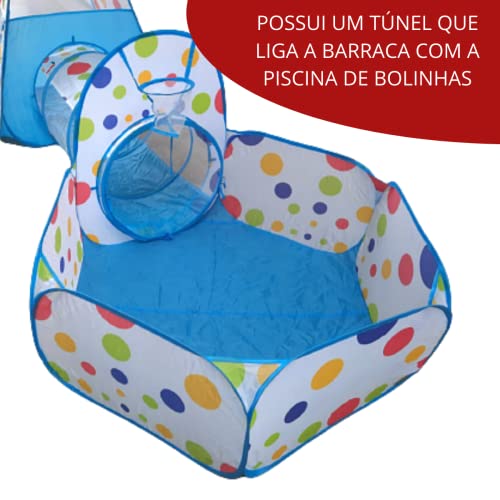 Barraca com Piscina de Bolinha Azul (Sem Bolinhas), Importway