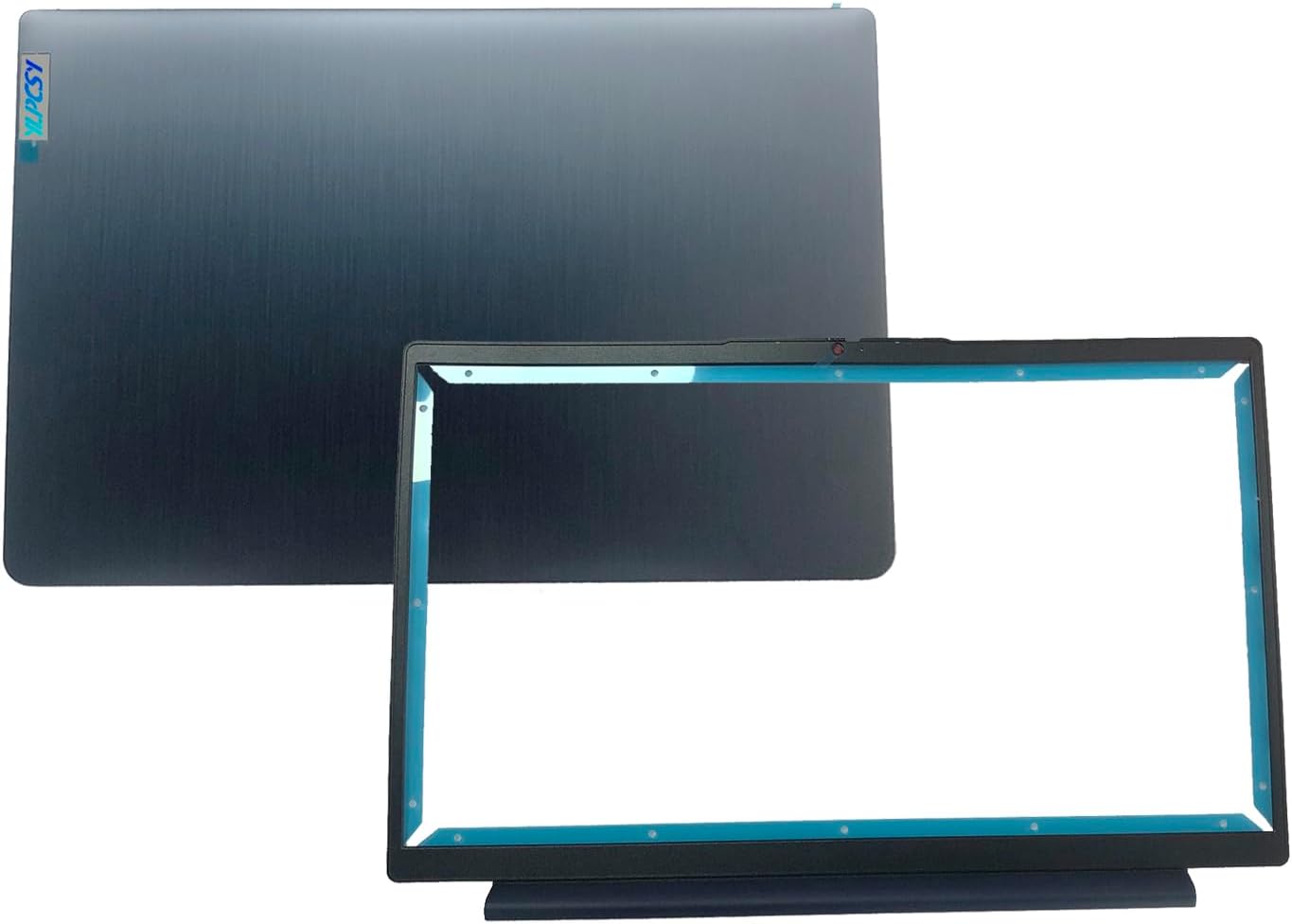 5CB1B60415 5B30S18994 Replacement Laptop LCD Back Cover Top Case Rear Lid and Front Bezel Frame for Lenovo ideapad 3-15ITL6 Blue