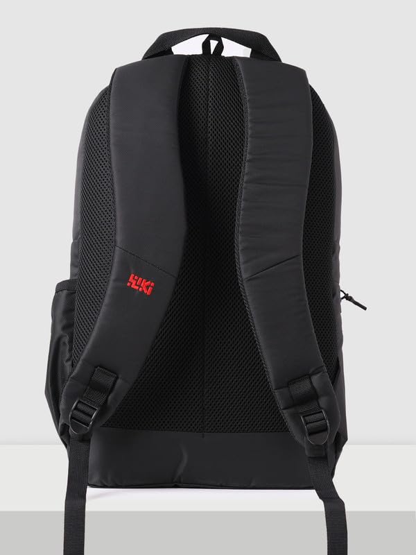 Image of Wiki Stylish Unisex Backpack Pack Durable & Lightweight backpack for Men & Women | Backpack for Office, Gym, Travel (18.5 Litre, Black)