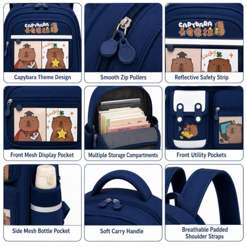 Image of TS WITH TECHSUN College Laptop Backpack for Women & Teens with Zipper Pouch | School Bag for Girls 13-14 Years | 18 Inch Book Backpack | Travel School Bag, Tuition, Coaching