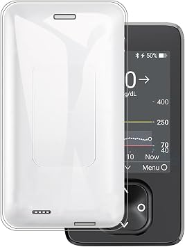 Case Compatible with Dexcom G7 Case Shockproof TPU Soft Flexible Gel Protective Phone Cover Scratch Resistant & Military Level Drop Resistant Clear