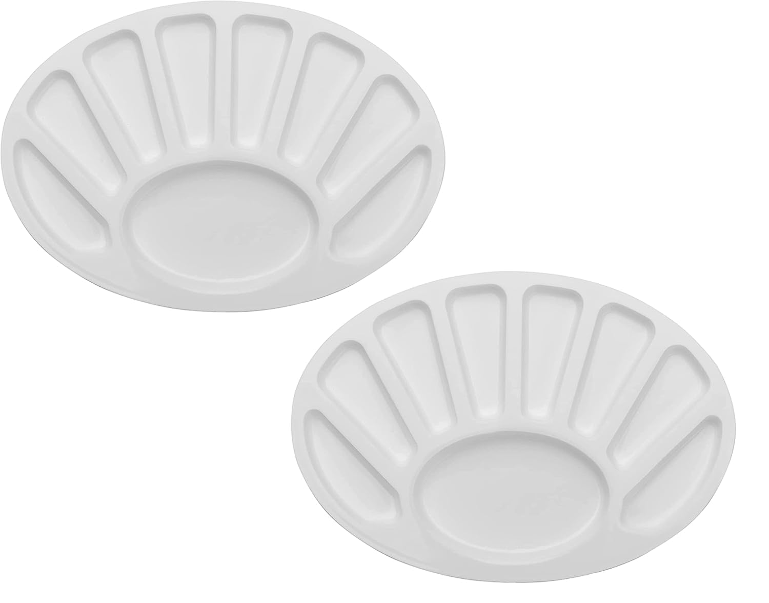 ARTISTERY Pack of 2 Paint Pallet Tray, Painting Pallete, 9 Wells Color Mixing Pallete/Paint Trays for Kids, Plastic Palette, Paint Pallets for Kids, Paint Tray, Paint Palette, Painting Supplies ARTISTERY Pack of 2 Paint Pallet Tray, Painting Pallete, 9 Wells Color Mixing Pallete/Paint Trays for Kids, Plastic Palette, Paint Pallets for Kids, Paint Tray, Paint Palette, Painting Supplies