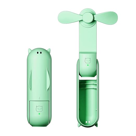 Gaiatop Mini Handheld Fan, Portable Personal Folding Cooling Hand Fan