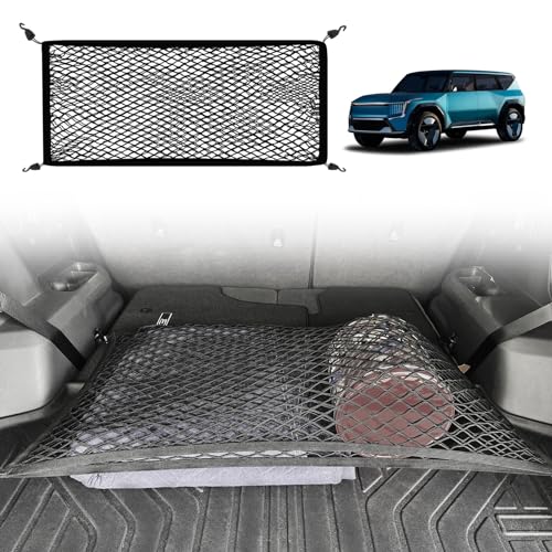 Filet en maille Kia EV9 2024 rangement extensible coffre de voiture cargo